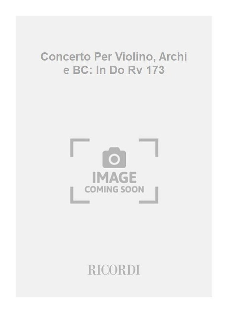 Concerti Per Vl., Archi E B.C.: